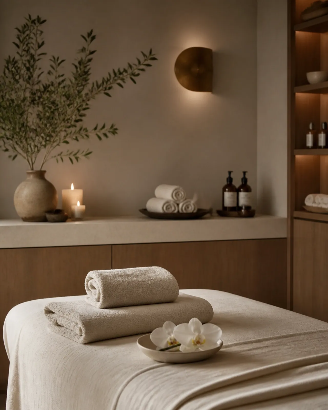 A tranquil holistic treatment space
